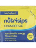 Nutrisips Endurance Gel Supplement – Caffeine Free | 15 Count Pack