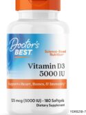 Doctor's Best Vitamin D3 5000IU