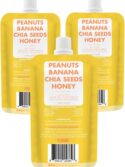 BUDDY BUDDER Barkin Banana 3 Pack Peanut Butter for Dogs