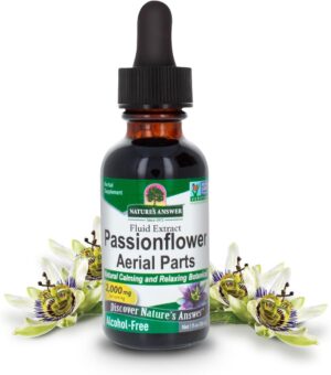 Nature's Answer Passion Flower Liquid Herbal Tincture Supplement Drops