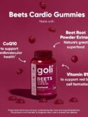 Goli Nutritional Supplement, Beets Cardio Gummy