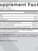 Sports Research L-Theanine Supplement with Caffeine & Coconut MCT Oil