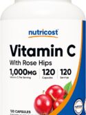 Nutricost Vitamin C with Rose HIPS