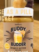 BUDDY BUDDER Awesome Apple 100% Natural Dog Peanut Butter