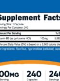 Nutricost Vitamin B6 Pyridoxine HCl