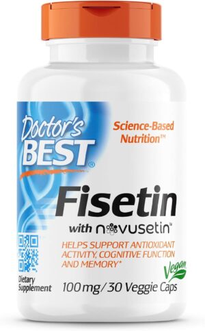 Doctor's Best Fisetin with Novusetin 100 mg, 30 Count