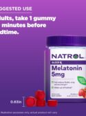 Natrol Melatonin Gummies Sleep Support for Adults 5 mg