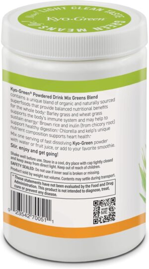 Kyo-Green Green Blends Energy Powered Drink Mix, 10 Ounce Bottle - Image 3