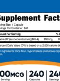 Nutricost Vitamin K2 MK4