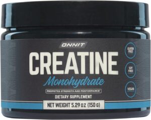 Onnit Creatine Monohydrate - 5g Per Serving (30 Serving Tub)