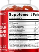 Vitamatic Apple Cider Vinegar Gummies 1000mg per Serving 60 Count