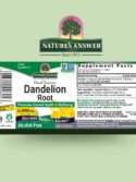 Nature's Answer Alcohol Free Dandelion Root