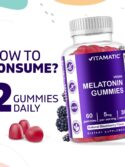 Vitamatic Melatonin Gummies 10 mg Doses 60 Count