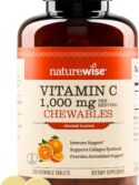 NatureWise Vitamin C 1000mg Chewable Tablet Supplement