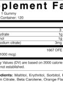 Vitamatic Folic Acid Gummies 1000 mcg 1 mg