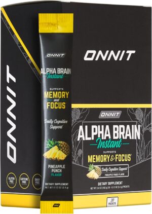 ONNIT Alpha Brain Instant - Pineapple Punch Flavor