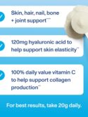 Vital Proteins Collagen Peptides Powder with Hyaluronic Acid and Vitamin C