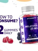 Vitamatic Melatonin 20mg Gummies 60 Count