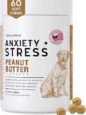 Chew + Heal Calming Chews for Dogs - 60 Anxiety Relief Treats