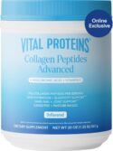 Vital Proteins Collagen Peptides Powder with Hyaluronic Acid and Vitamin C