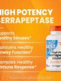 Doctor's Best High Potency Serrapeptase 120,000 SPU