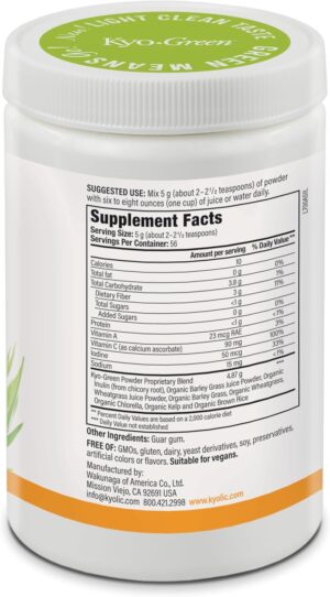 Kyo-Green Green Blends Energy Powered Drink Mix, 10 Ounce Bottle - Image 2