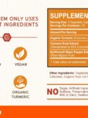 BioEmblem Turmeric Curcumin Supplement with BioPerine