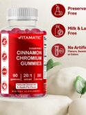 Vitamatic Sugar Free Chromium Gummies with Ceylon Cinnamon 60 Count