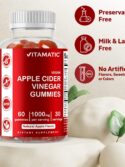 Vitamatic Apple Cider Vinegar Gummies 1000mg per Serving 60 Count