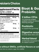 Physician's Choice Bloat & Gas Probiotic 5-in-1 Proactive Support