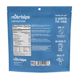 Nutrisips Hangover Recovery Gel Supplement | 15 PK - Image 2