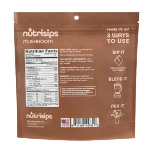 Nutrisips Mushroom Gel Supplement | 15 PK - Image 2